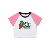 21C フロッグラグランクロップtシャツ