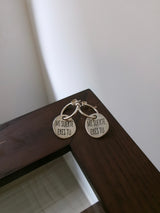 Silver Plated Leaf Earring