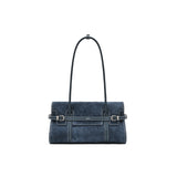 muva. British‑Style Ribbon Cowhide Large‑Capacity Commute Shoulder Bag for Women, 2025 New Arrival Oct 17
