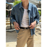 [S/S] Crop denim cutting shirts