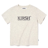 UNI HAND DRAWING LOGO WORDING T-SHIRT - OAT MEAL    