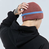 Jacquard Beanie Brown