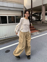 バルーンタックカーゴパンツ (4C)
