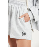 TEMPUS パッチショートパンツ (WHITE MELANGE)