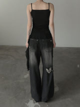 Bark Heavy Distressed Denim