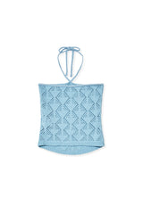knit top (sky blue)