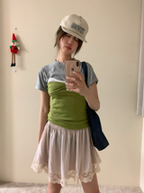レース ミニスカート