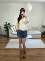 joy shirring skirt