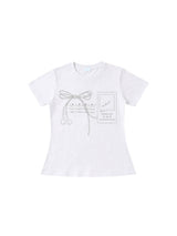 バウ サウンド レース Tシャツ (white)