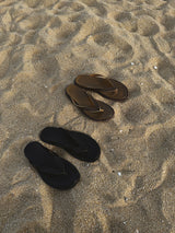 ASCLO Classic Leather Flip Flops (2color)