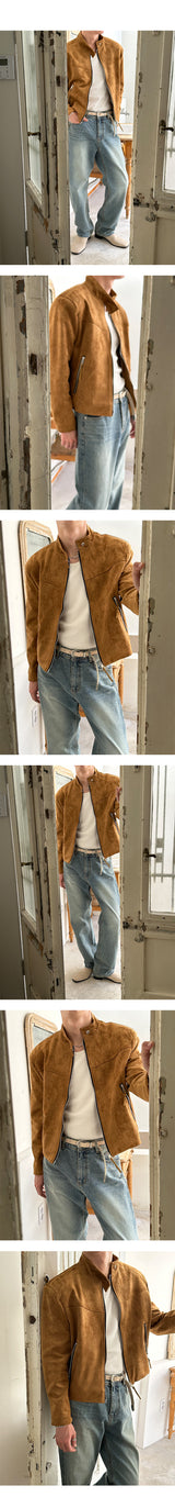 [S-XL] ライトブルーハーフバンディングデニムパンツ