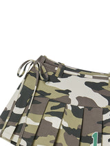 プリーツラップスカート (CAMO)