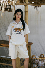 ムウィピン二ット1/2 コーラーtシャツ