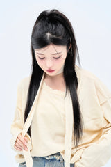 ネクタイロングスリーブニット / necktie L/S Knit