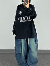 marine washed denim balloon pt