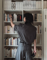 Merid minimal half blazer