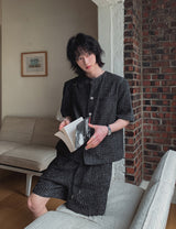 Lione Tweed Half Pants