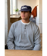 ヘンリーネックレイヤードクロップTシャツ