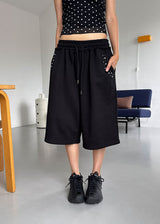 STUD BERMUDA PANTS