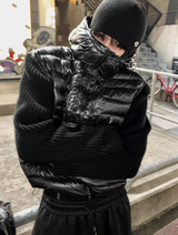 Romtel Dark Black Lightweight Padding + Black Knit