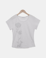 ユレムローズシルバー半袖Tシャツ