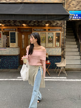 [MADE] Harmo layered knit skirt