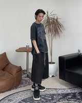 Beane Eyelet Bermuda Denim Pants