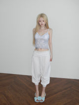 sage scarf bustier(2 color)