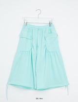Capo Shirring Bermuda Pants