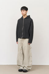 Boy Crooped Zip Hoodie