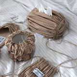 CURTAIN CALL TITTI. Vintage Brown