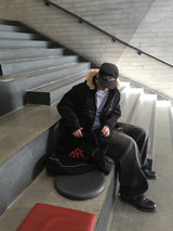 No.1533 AF fur hood ZIP-UP
