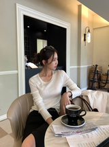 Clent Rolling Round Slim Knit / 4 colors
