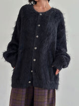 Pleddy Angora Shaggy Cardigan (3color)