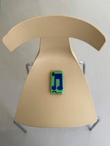 [card case] greenmusicnote