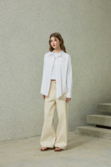 NOAH WIDE PANTS / BEIGE