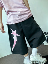 Starlight Camo Patch Sagging Bermuda Shorts 2color