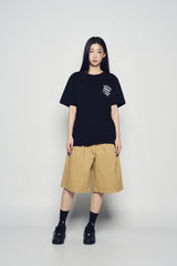 25SS MIX TYPE GRAPHICS SHORT SLEEVE T-SHIRT BLACK