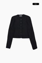 Chili cashmere crop cardigan