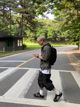 Future Nylon String Short Sleeve Anorak 3C