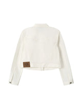 NYLON TRUCKER JACKET (WHITE)