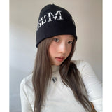 ロゴステッチウールモックネックウォーマーTシャツ