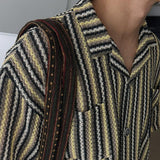 ASCLO ハバナニッティング半袖シャツ (2color)