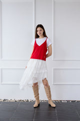 BOHEMIAN SUEDE RUCHED BOOTS