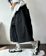 RIVET CARPENTER STRAP NYLON BERMUDA 🩶🤍🖤3COLOR