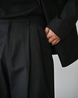 WIT TR WIDE SLACKS BK 