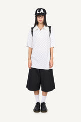 Fold Tuck Bermuda Pants