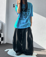 Relax Parachute Balloon Wide Pants with Keyring Detail 2color