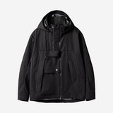 3 Layer Hard Shell Mid-Jacket - BLACK