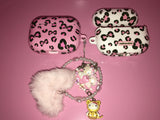 ribbon leopard airpod case